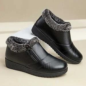 엄마 40대 나들이 외출 겨울 신발 털 안감 방한화-WFGES5B