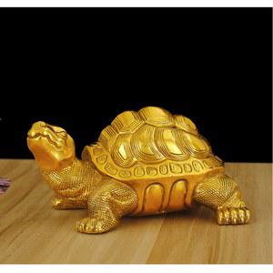 순구리 거북이 황동거북이 자라 용귀 조각상 인테리어 길이 컬러 오브제 건강운 모형 집들이