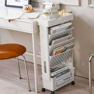 [JHQS7KTG_4B]화이트 책홀더 책수납함 북트레이 북카트