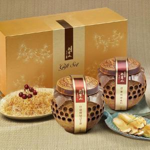 [피커]자연송이꿀 산삼배양근꿀 + 산삼꿀 송이버섯꿀 400g