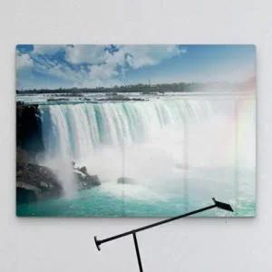 꾸밈 pi378-폼아크릴액자78CmX56Cm 나이아가라폭포무지개