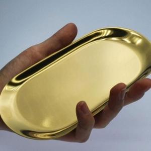 소품 철제테이블 감성소품 타원형 트레이 철제 (3sp7d)