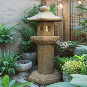 야외 석등 화단 조경 잔디등 정원꾸미기 조명 돌탑 태양광 석탑 조형물 돌