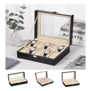 키밍 고급 시계보관함 6구 10구 12구 케이스 정리함/손목/시계/보관함/보관/악세서리함/수납함/수납