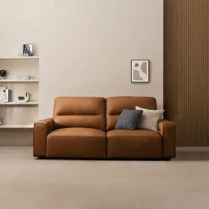 [롯데백화점]헤르짐머 메이븐 3인용 전동 리클라이너 슬라이드 모션 베드 천연가죽 소파