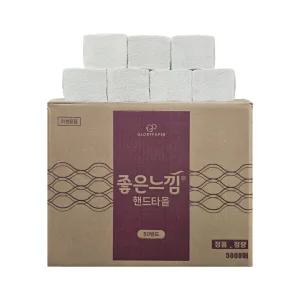 좋은느낌 두꺼운 핸드타올 2겹 5000매 천연펄프 대용량 페이퍼 키친 타올 티슈 화장실 손 휴지