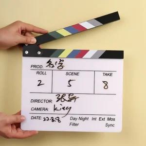 아크릴보드슬레이트 쓰고지우는슬레이트 영화촬영소품 스튜디오용품