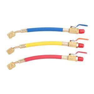 볼 밸브가 호스 R22 R410 R134A 충전 게 A95I 있는 HVAC PSI A/C 세트 냉동 HBA 매니폴드 B03
