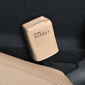 더뉴 티볼리 안전벨트 클립 버클 홀더 커버 가죽 기스방지 소음방지