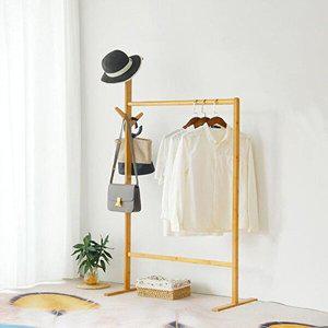 [셀러허브 1][HYD67685_56]북유럽풍 원목행거 대나무 옷걸이 행거