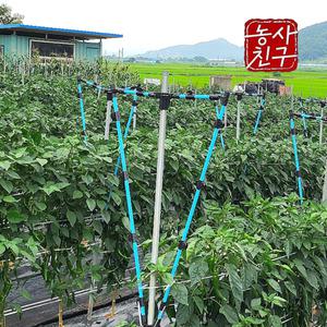 조립식 삼각 고추 지주대 22mm 파이프 전용 오이 토마토 지지대 행거 대걸이 말뚝 식물 클립