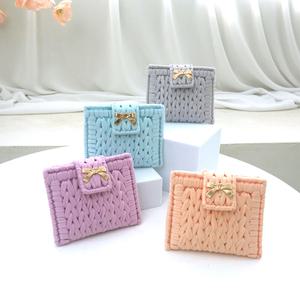 미우크굿즈 카드 지갑 네트공예 코튼캔디 DIY