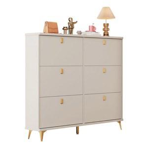 현관신발장 초슬림 틈새 100X17X118CM 46X17X70CM 현관 여섯칸 좁은 설치