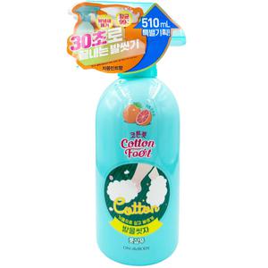 NEW 온더바디 코튼풋 발을 씻자 풋샴푸 510ml 자몽민트향