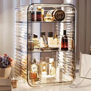 풀커버링 디바인 높이조절 화장품 다용도 소품 정리함 정리대 보관함 케이스