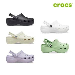 [하프클럽/크록스]클래식 플랫폼 클로그 여성샌들 206750 5종 택1