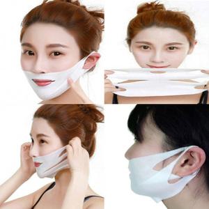 피부 리프트 마스크 1p 턱밴드 관리 보정 압박 얼굴 마사지 기구 V라인 젤 보습