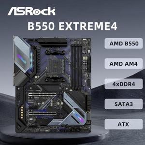 ASRock B550 Extreme4 마더보드 지지대 3600X 5600G 5700X 5800X3D 5900X CPU 4xDDR4 128GB NVMe M.2 SSD P