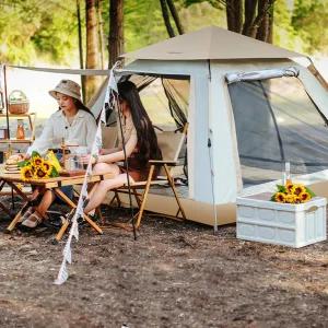 사각 원터치 텐트 캠핑 차박 비치 그늘막 3인용 간편피칭 4면 개방형