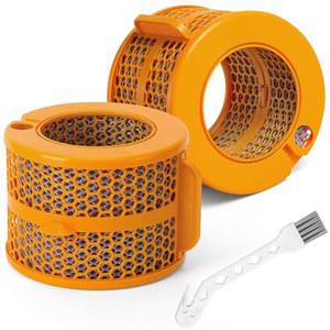 PH04 PH03 증발기 필터 교체 어셈블리 다이슨 PH01 PH02 PH3A 정수기 가습 + 쿨, 2팩 공기청정기 가습기 필터, 청소 브러시 1개