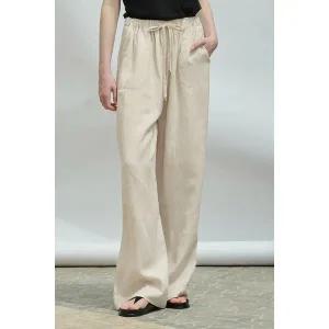 [BCBG](대구신세계)올앤선드리 I 린넨 WIDE PANTS (A5M4I393)