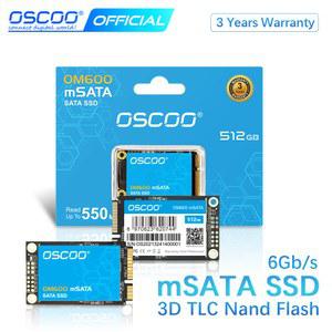OSCOO 노트북 및 POS 기계용 MSATA SSD 28GB 256GB 5 2GB TB 내부 드라이브
