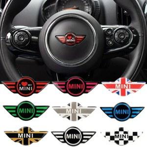 1PC 자동차 R56 로고 쿠퍼 WORKS 센터 R53 JOHN F56 스티커 R50 스티어링 F54 R52 미니 COOPER 장식 F55 자동 R55 F60