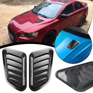 자동차 후드 장식 시뮬레이션 장식 디자인 기계 스티커 공기 공기 스티커 배출구 환기 현실적인 자동차 커버 액세서리