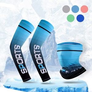 스포츠 아웃도어 여름 시원한 쿨링 팔토시 넥워머세트