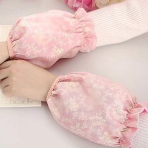 꽃무늬 짧은 팔토시 1쌍 반토시 미술 공방 작업용 공부