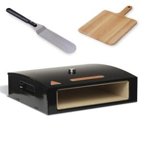 베이커스톤 야외 피자 오븐 그릴용 12인치 우드 필 뒷마당 파티오 캠핑 바비큐용 턴 베이직 시리즈