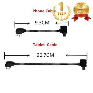 DJI Mavic Pro / Air 2 Zoom Mini/ SE 용 원격 제어 데이터 케이블 전화 태블릿 라인 나일론