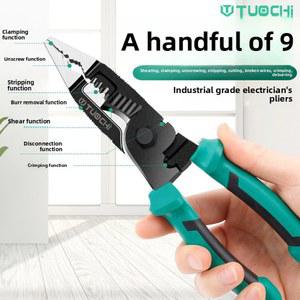 DAMALY 산업용 등급 IN 가위 와이어 절단 전기 스트리핑 펜치