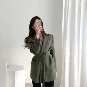 하객룩 결혼식 모직 코트 정장 마가렛반코트