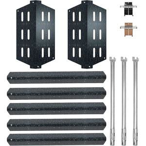 EaJ Weber Genesis 300 그릴 부품 SER 교체 전면 제어 노브 버너 튜브 62752 62753 향료 바 7620 7621 62783 62784 307621 및 열 디플렉터 62756 7622 65505