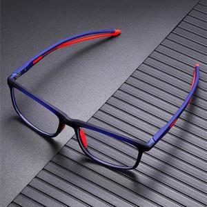 남자 뿔테 안경테 일본 명품 안경  편안한 레트로 스포츠 농구 프레임 남여 블루 라이트 여자 빈티지 남성