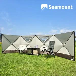 시마운트 원터치 윈드스크린 4단 캠핑 사이드월 바람막이