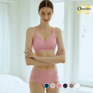 [100개 한정] 오모떼 빅사이즈 프리미엄 브라 팬티 2종세트/택일