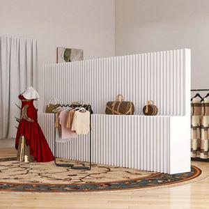 종이 스크린 접이식 파티션 전시 가벽 공간분리 배경