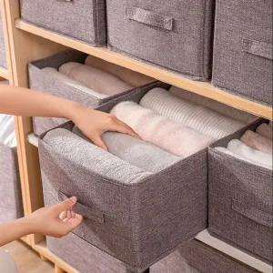 접이식 패브릭 옷수납박스 정리함 수납함 리빙박스/수납/바구니/수납장/리빙/박스/주방/화장품/정리/이불