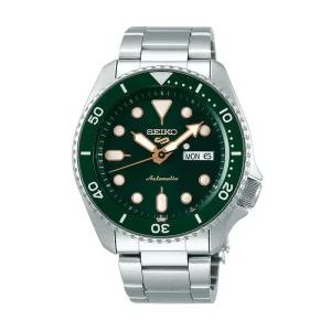 세이코 남성 남자 그린 초록 실버 오토매틱 메탈시계 SRPD63K1