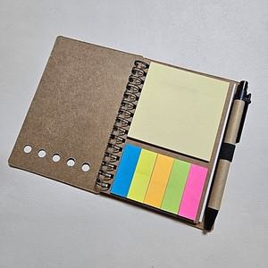 풀세트 A6 미니 수첩 스프링노트 아이디어 줄노트 스프링노트 사무용 색인 링 심플한 핸드북