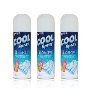 쿨 스프레이 스포츠 레져 급속냉각 220ml X 3개
