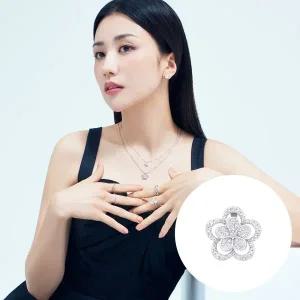 [DIAME][박하선PICK] 로맨틱가든 러브플라워 18K골드 랩그로운 다이아몬드 펜던트 FGDM1302WLAB