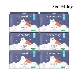 생리대 순한코튼 슬림핏 오버나이트 10PX6팩+증정(NEW마일드쿨 입오버 중대1PX