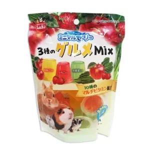 마루칸 고급 3종 젤리 딸기 사과 채소맛 앵무새 간식 푸딩