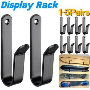 스키용품 스노우보드 벽 마운트 클립 디스플레이 수평 랙 가정 및 차고 스키 보드 보관 2/4