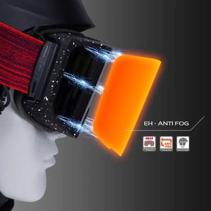 스키용품 열선 스노우 고글 EH 김서림 방지 시스템 마그네틱 스키 페이스 쉴드 OTG 스노우보드