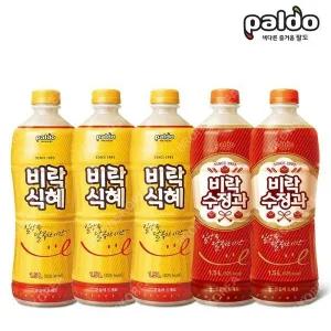 팔도 1.5L 비락 식혜 3개 + 수정과 2개 총 5패트 전통 음료