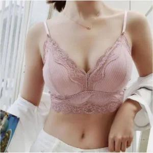 [셀러허브]레이스브라렛 노와이어 뷔스티에 볼륨업 뽕브라 브라탑 (S27718389)